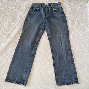 Agolde High Rise straight leg jeans